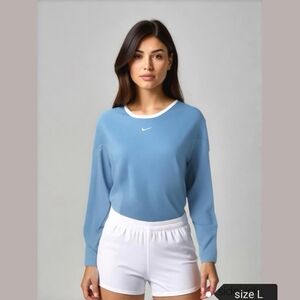 Nike Sphere Dry long sleeve athletic blue top NWT